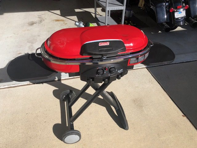Add Coleman Propane BBQ Grill w/one bottle $25 | Quality Time Rentals